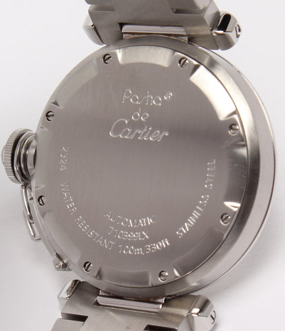 カルティエ 美品 腕時計 パシャ  自動巻き ホワイト  レディース   Cartier