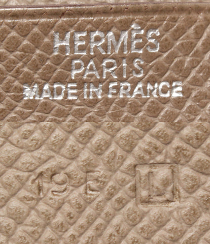 Hermes Beansufure wallet □ L engraved Ladies (Purse) HERMES