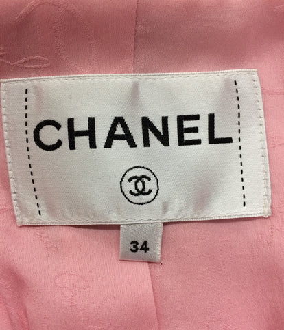 Chanel的19P粗花呢外套P60311V42485女士们SIZE 34（S）CHANEL