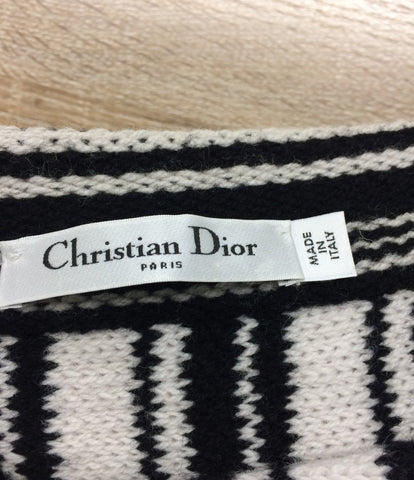 Christian Dior Good Condition Fringe Knit Skirt Ladies SIZE 34 (S) Christian Dior