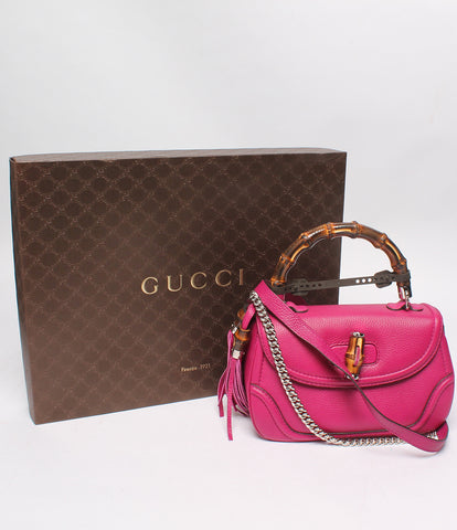 Gucci beauty products 2way leather shoulder bag bamboo 240242 Ladies GUCCI