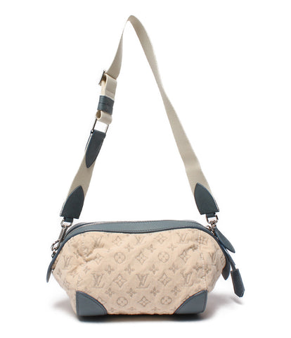 Louis Vuitton Good Condition Shoulder Bag Pochette Round Denim M40706 Ladies Louis Vuitton