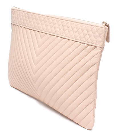 Chanel beauty products clutch bag handbag Chevron Women's CHANEL