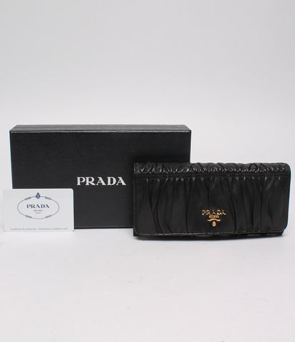 Prada Beauty Products Bolded Purse Nappa Leather Women (ยาวกระเป๋าสตางค์) Prada