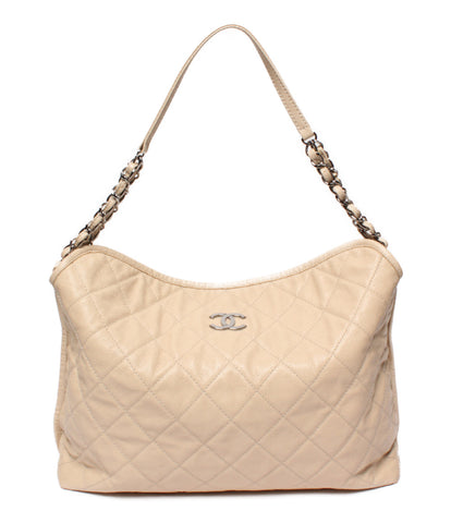 Chanel leather shoulder bag soft caviar skin Women's CHANEL