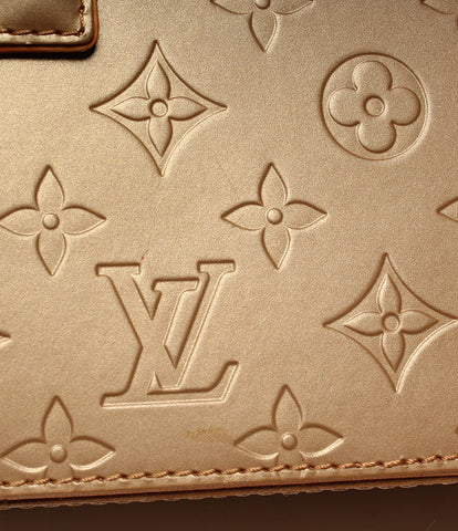 Louis Vuitton กระเป๋าถือ Shelton Monogram Mat M55177 Ambre Skelon Monogram Mat Amblet สุภาพสตรี Louis Vuitton