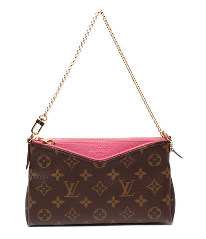 Louis Vuitton ความงามกระเป๋าสะพาย Pallas คลัทช์ Monogram ผู้หญิง Louis Vuitton