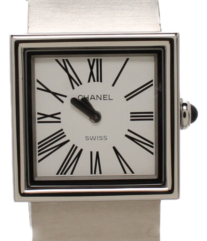 Chanel watch Mademoiselle Quartz White H0827 Ladies CHANEL