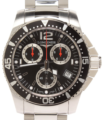 Longines watch Hydro Conquest Quartz black L3.643.4 Men's LONGINES