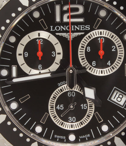 Longines watch Hydro Conquest Quartz black L3.643.4 Men's LONGINES