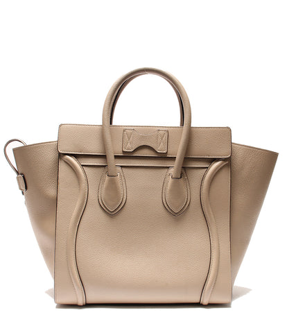 Celine leather Ha tote bag luggage Shopper Large Women CELINE