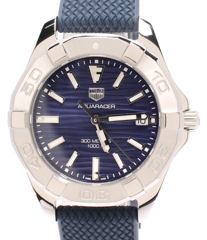 แท็ก Heuer Watch Aqua Racer ควอตซ์สีฟ้า WBD131D FT6170 Unisex แท็ก Heuer