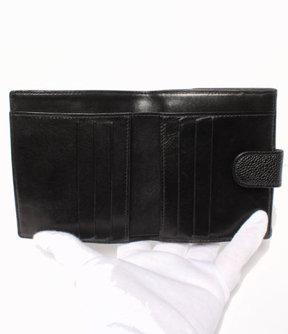 Chanel กระเป๋าสตางค์สองพับ caviaraskin coco mark ของผู้หญิง (กระเป๋าสตางค์ 2 พับ) chanel