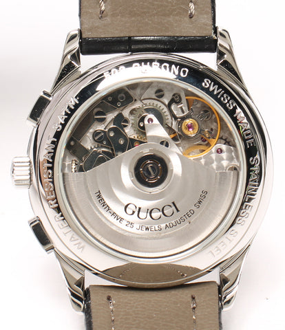Gucci Watch อัตโนมัติคดเคี้ยวสีดำ 503 ผู้ชาย Gucci