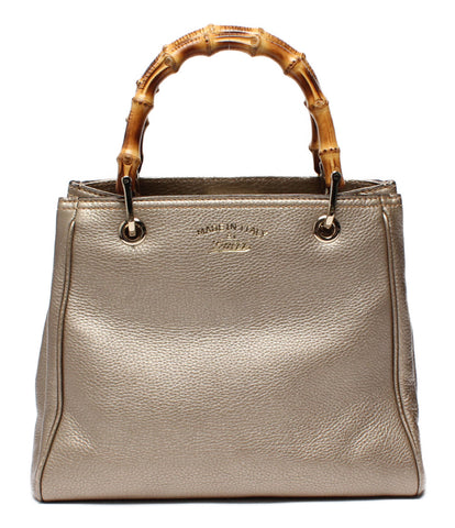 Gucci 2way leather handbag bamboo 336032 520981 Ladies GUCCI