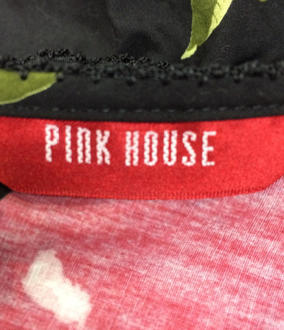 Pink House Beauty Products Apple Pattern Frill Blouse Women (XS หรือน้อยกว่า) สีชมพู House