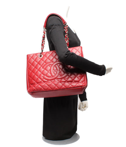 Chanel leather tote bag caviar skin Women's CHANEL