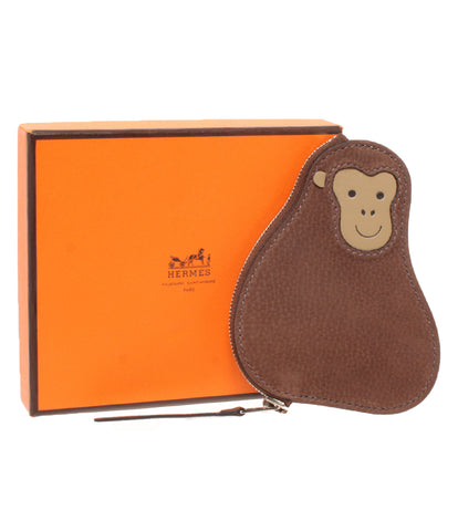 Hermes beauty products coin case Monkey □ J stamped Ladies (coin) HERMES