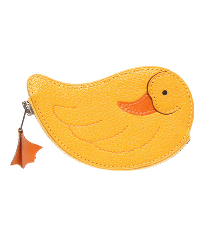 Hermes beauty products coin case Duck □ J stamped Ladies (coin) HERMES