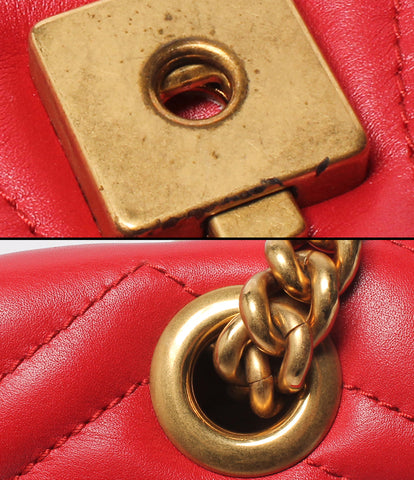 Gucci leather shoulder bag GG Marmont 446744 Ladies GUCCI
