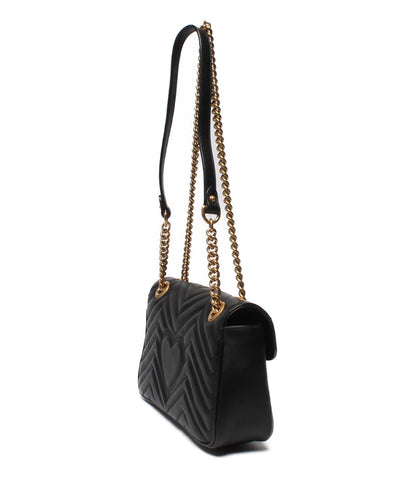 Gucci Leather Shoulder Bag GG Marmont 443497 Ladies GUCCI