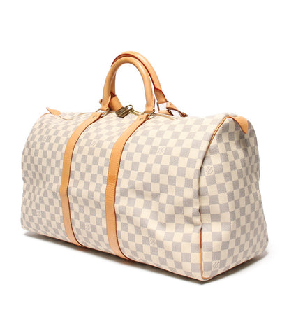 路易威登Boston Bag Keepol 50 Damier Azur N41430女士Louis Vuitton