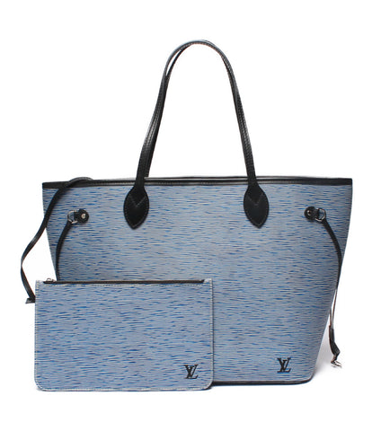 Louis Vuitton beauty products tote bag Neverfull MM epi denim leather M51053 Women Louis Vuitton