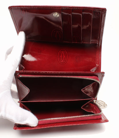 Cartier สองกระเป๋าสตางค์พับสุขสันต์วันเกิดผู้หญิง (กระเป๋าสตางค์ 2 พับ) cartier