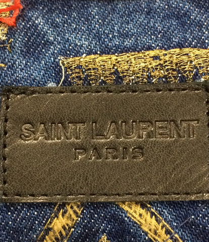 Saint Laurent Paris beauty products denim jacket Ladies SIZE 38 (L) SAINT LAURENT PARIS