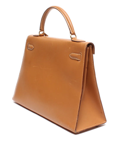 Hermes 2way leather handbag ○ V engraved Kelly 32 Ladies HERMES