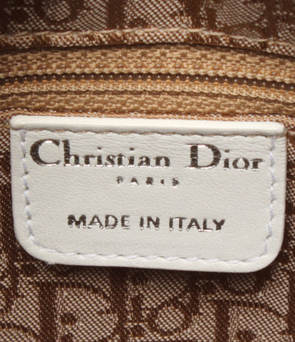 Christian Dior 2WAY leather handbag Lady Dior Women's Christian Dior