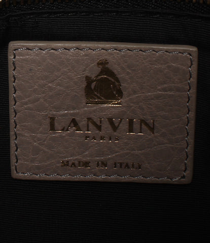 Rambang กระเป๋าสะพายหนังน้ำตาลผู้หญิง Lanvin