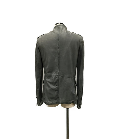 Neil Barrett leather military jacket Men's SIZE XXS (XS below) NEIL BARRETT