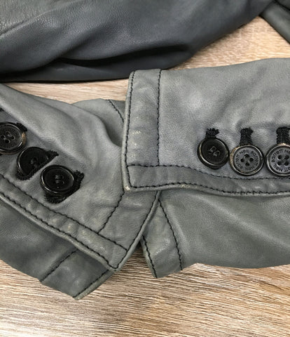 Neil Barrett leather military jacket Men's SIZE XXS (XS below) NEIL BARRETT