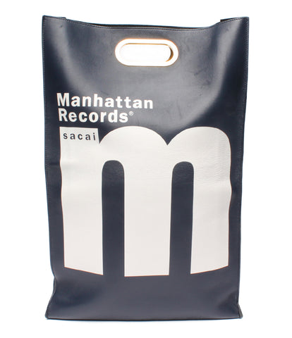 Sacai Manhattan records クラッチバッグ ネイビー