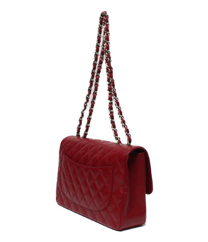 Chanel Leather chain shoulder bag Deca Matorasse Ladies CHANEL