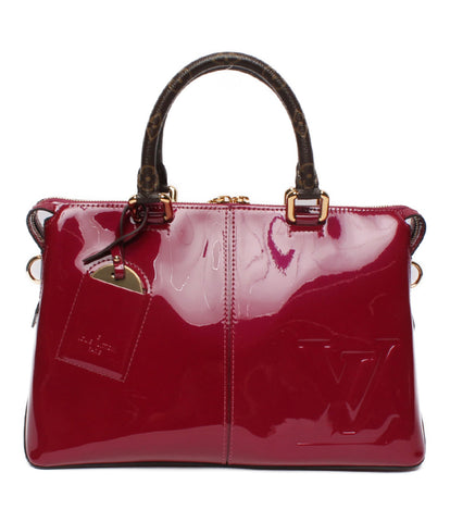 Louis Vuitton Good Condition 2WAY Leather Handbag Tote Miroir Monogram Verni M54640 Ladies Louis Vuitton