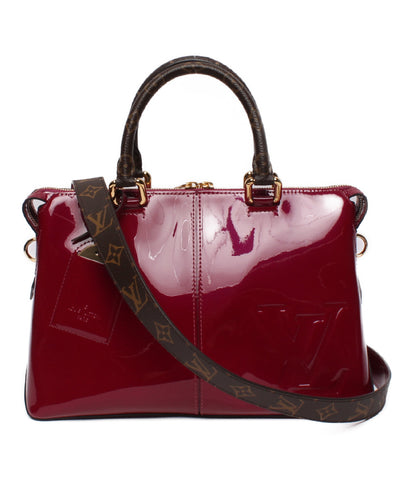 路易威登美容 2WAY 皮革手袋手提包米卢瓦尔单色 Verni M54640 女士路易丝·沃伊顿