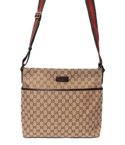 Gucci กระเป๋าสะพาย Sherry Line GG ผ้าใบ GG พลัส 189751.497717 สุภาพสตรี Gucci
