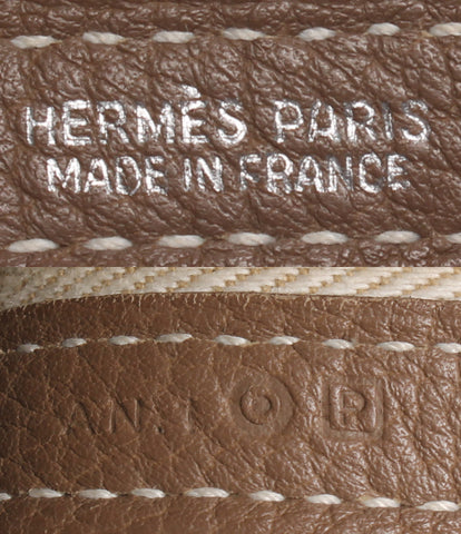 Hermes Leather Handbag □ R Engraved Garden Party TPM Ladies HERMES