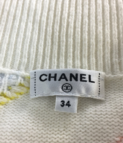 Chanel Good Condition Cashmere Knit Skirt Ladies SIZE 34 (XS or less) CHANEL