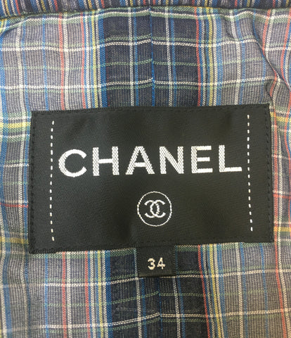 Chanel Beauty Product Coco Mark Button LISTIDISENT ทวีดแจ็คเก็ตผู้หญิงขนาด 34 (XS หรือน้อยกว่า) Chanel