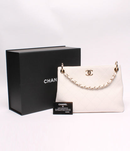 Chanel Beauty 2WAY Leather Shoulder Bag Soft Caviar Skin Ladies CHANEL