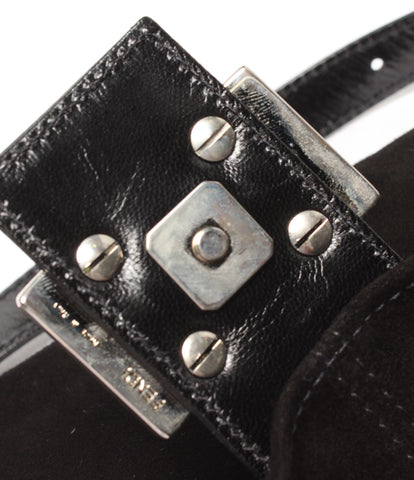 Fendi Suede Leather Handbag Mamma Bucket Women's Fendi