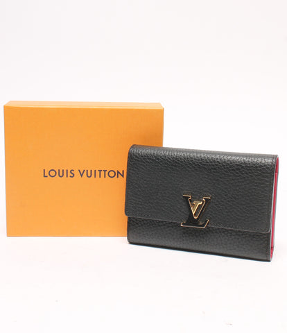 Louis Vuitton tri-fold wallet Porutofoiyu Kapushinu compact Toriyon M62157 Women Louis Vuitton