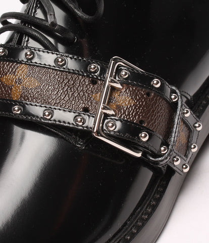 Louis Vuitton Belt Leather Derby Shoes Monogram Women's Size 38 (L) Louis Vuitton