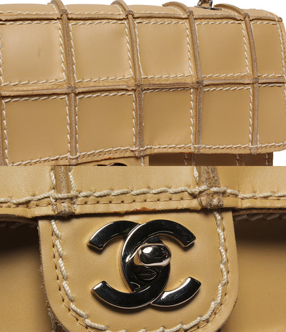 Chanel Chain Shoulder Bag Wild Stitch Chocolate Bar Ladies CHANEL
