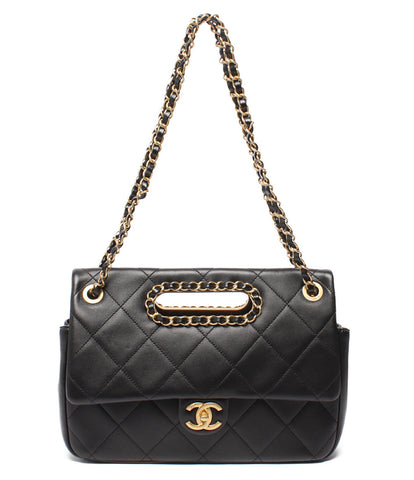 Chanel chain leather shoulder bag Small flap Women's CHANEL