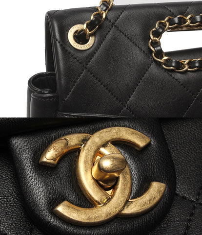 Chanel chain leather shoulder bag Small flap Women's CHANEL