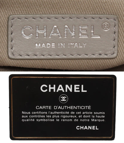 Chanel 2way กระเป๋าสะพาย Tweed นาวีน่อง IBRY ผู้หญิง Chanel